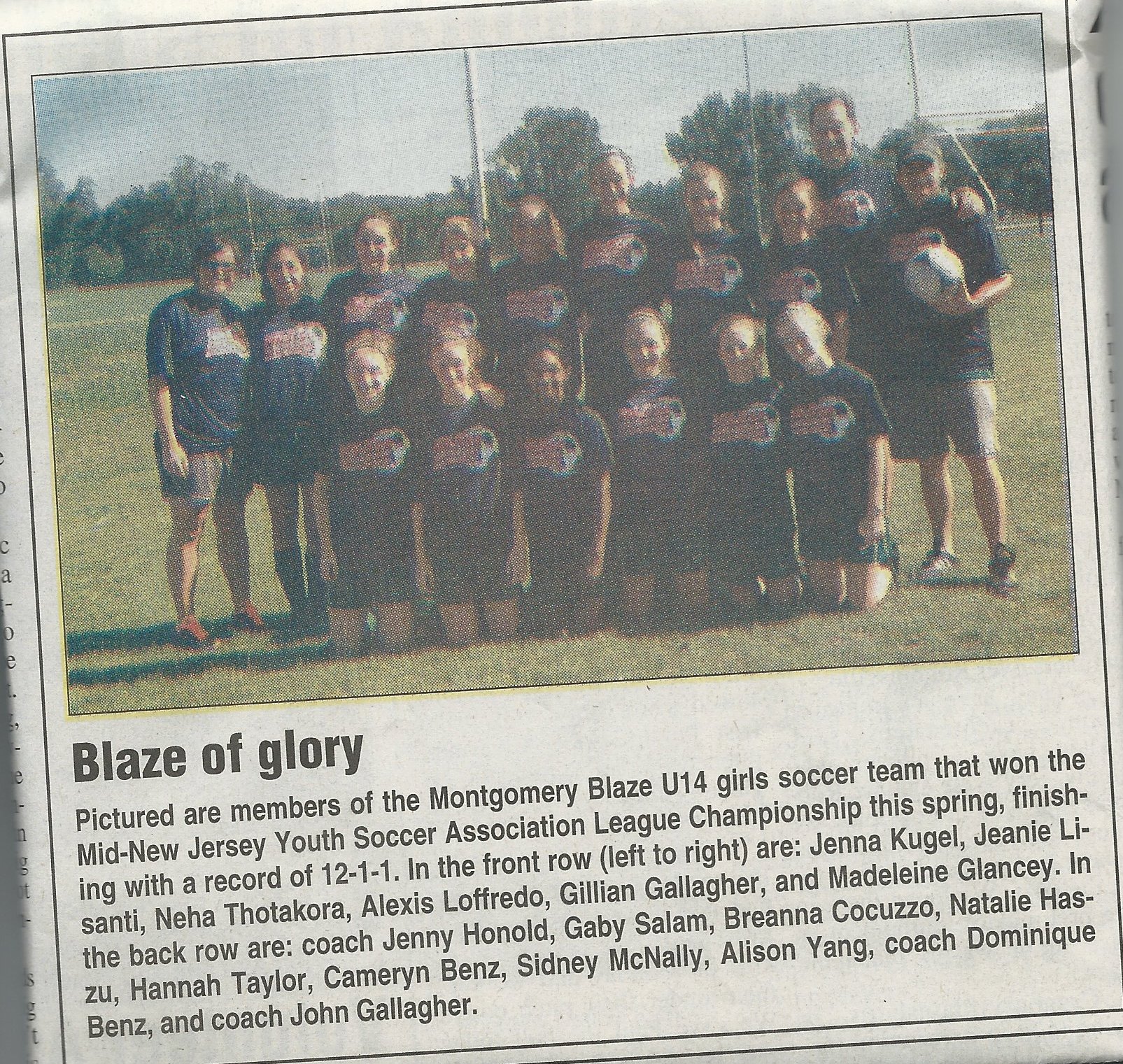 Blaze League Champions