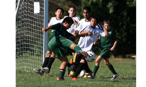 Going for the goal!